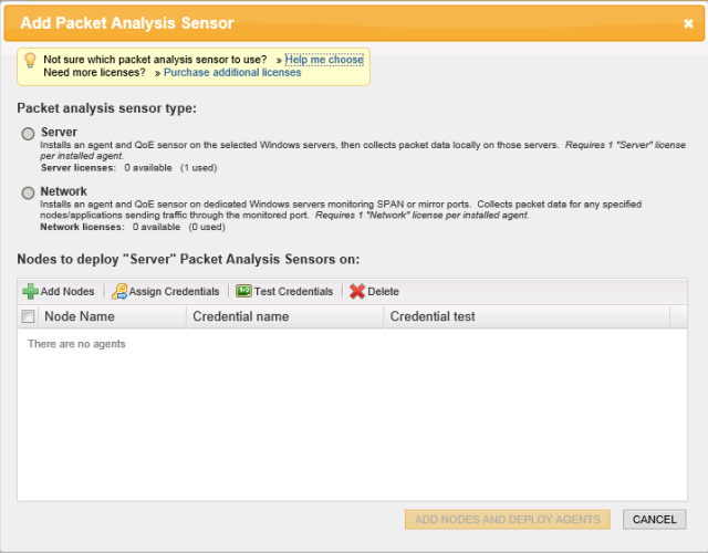 Die neuen Paketanalysesensoren im Solarwinds Network Performance Monitor v11